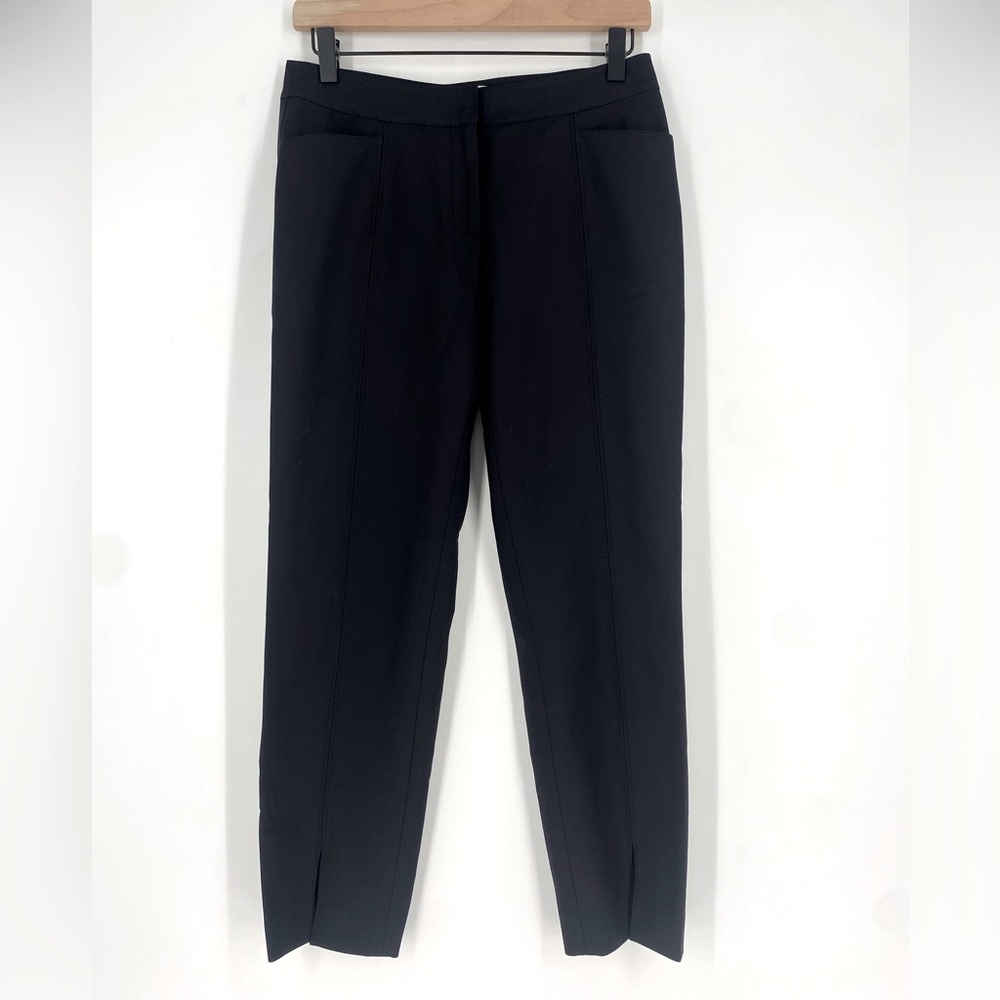 Lafayette 148 New York Black Cropped Trousers Pants